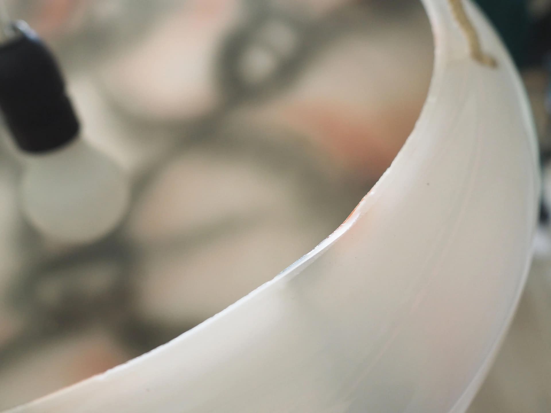 Lampa wisząca, szkło biały, Dania, lata 70. - 30353