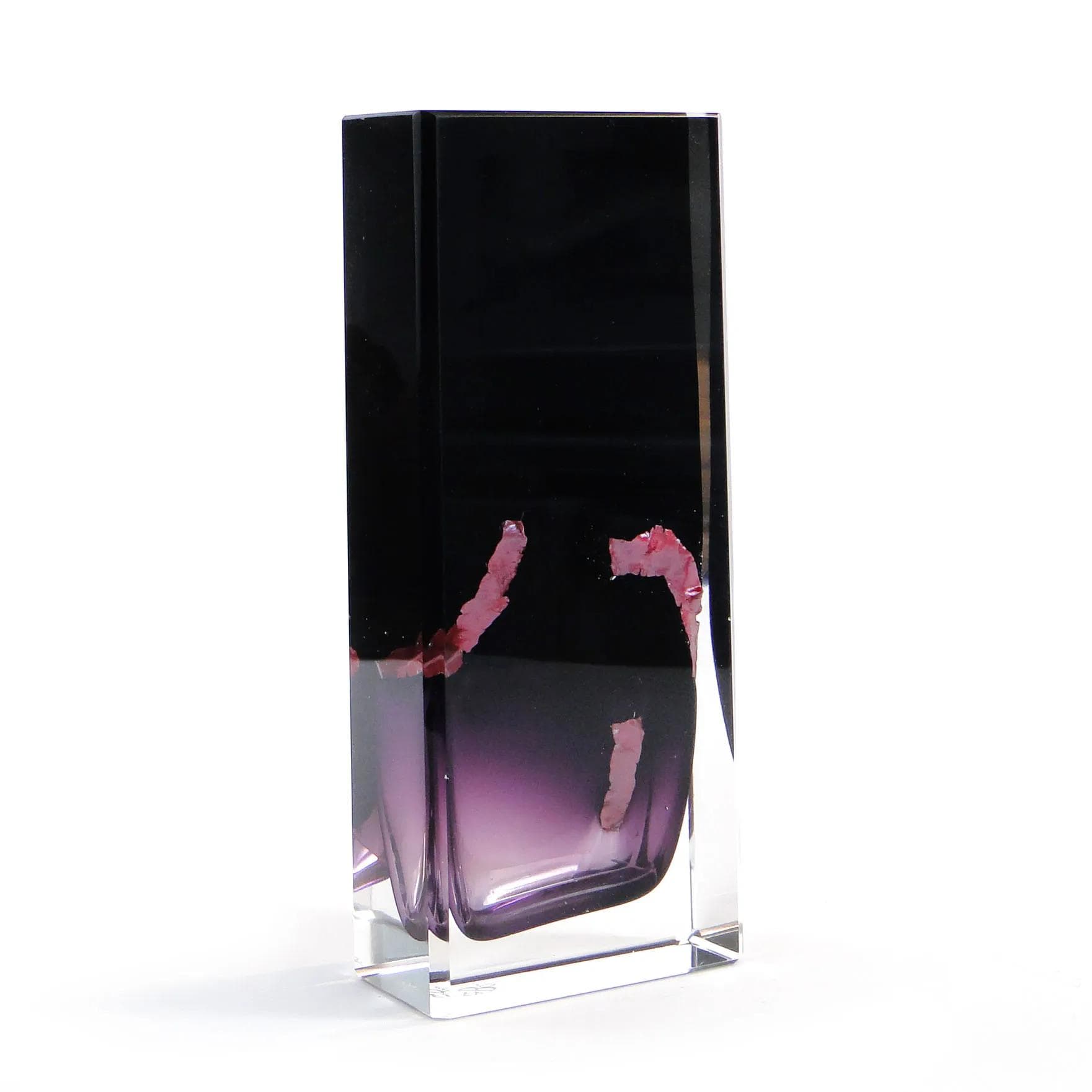 Wazon ametystowy, szkło, proj. P. Hlava, Czechy, lata 60. - 30278