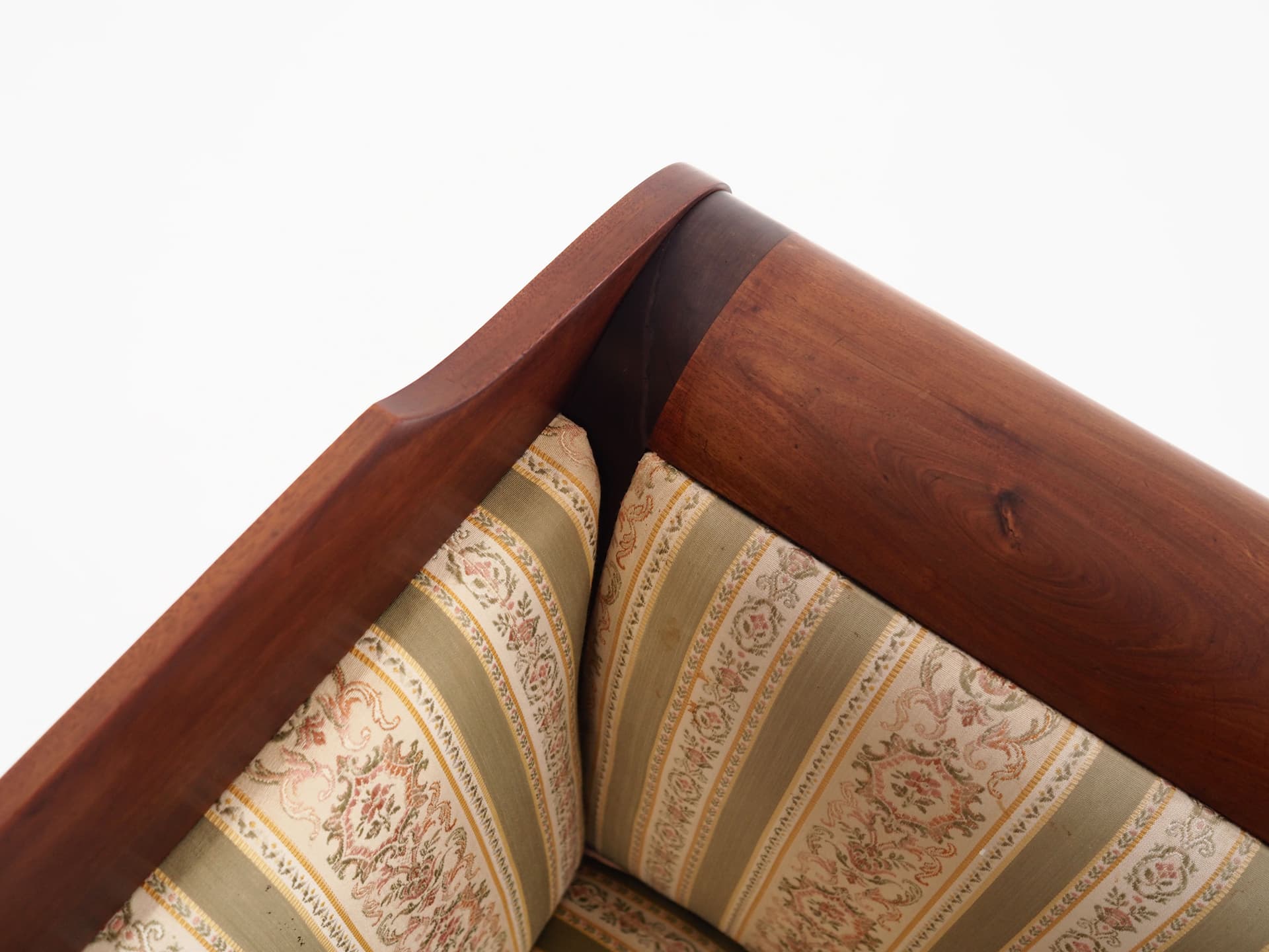 Sofa Empire, mahoń brązowy, Dania, lata 40. - 64598