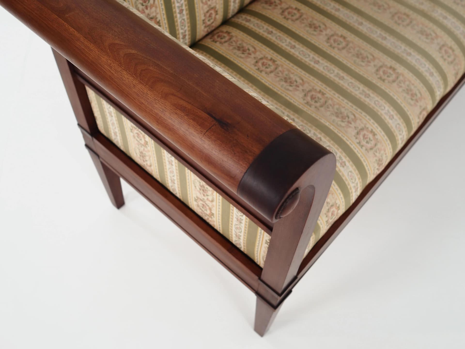 Sofa Empire, mahoń brązowy, Dania, lata 40. - 30575