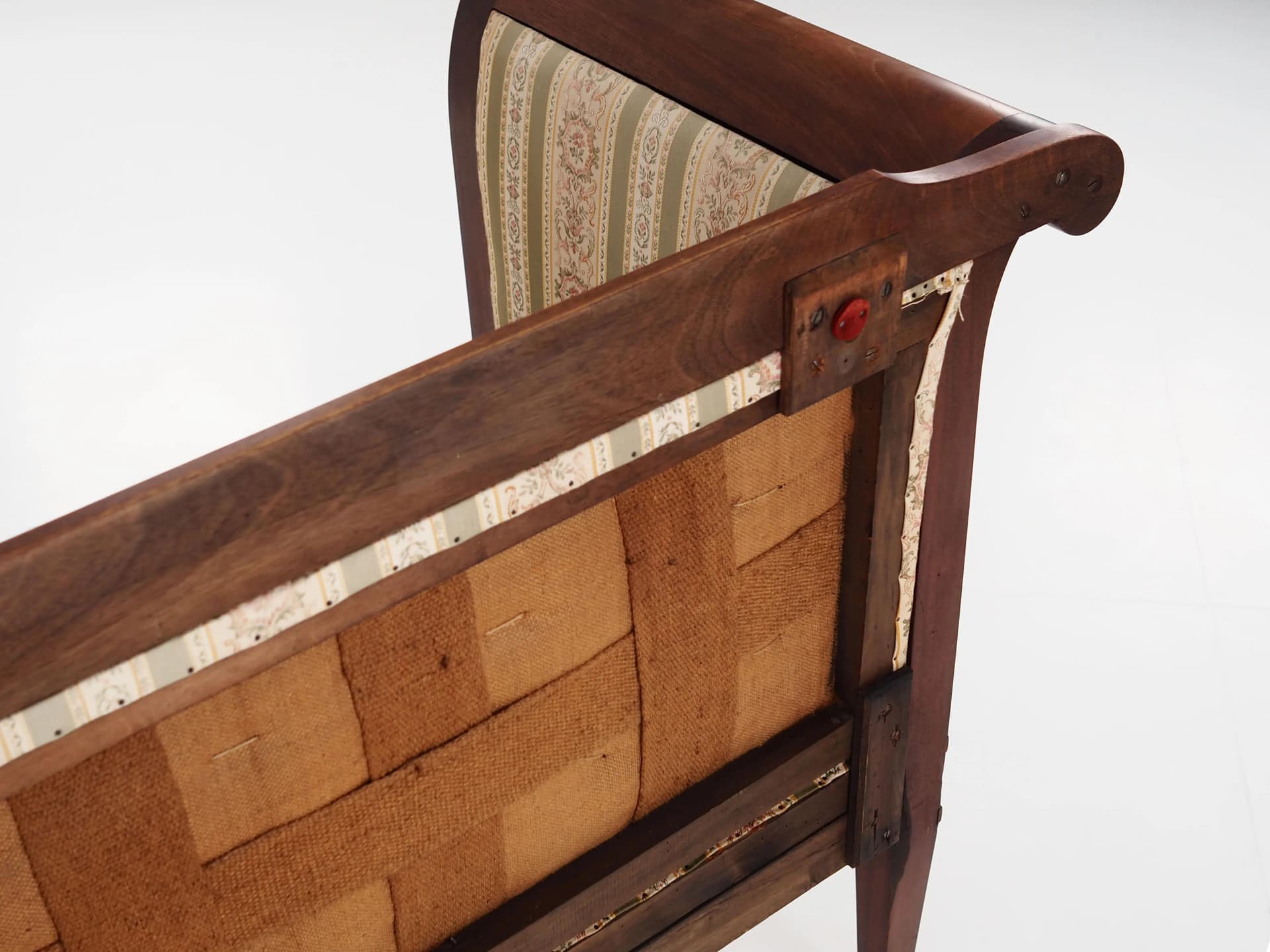 Sofa Empire, mahoń brązowy, Dania, lata 40. - 30574