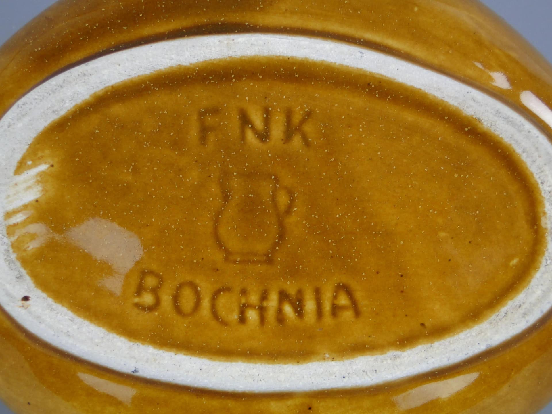 Wazon ikebana Meteoryt, ceramika brązowy, Bochnia, Polska, lata 60. - 30660