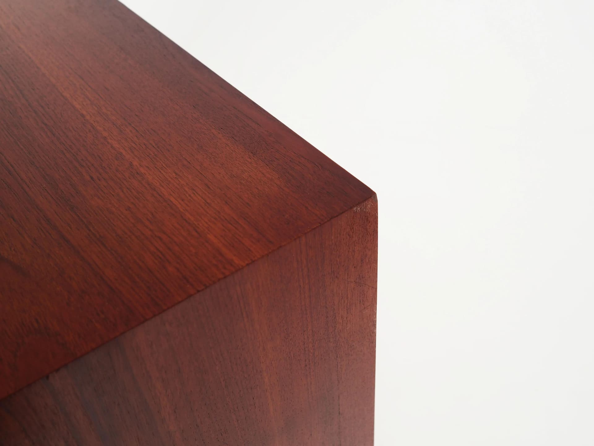 Highboard, dark brown, teak, Denmark, 1970s - 30722