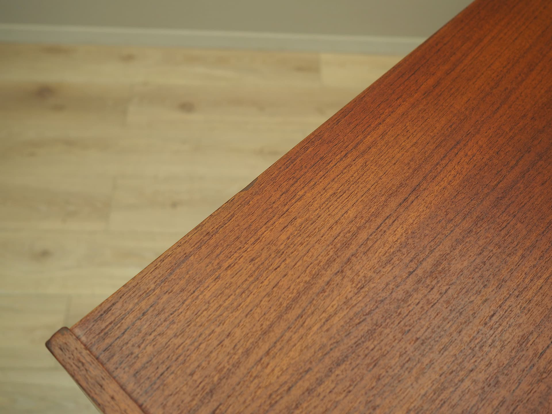 Highboard, dark brown teak, Denmark, 1960s. - 64517