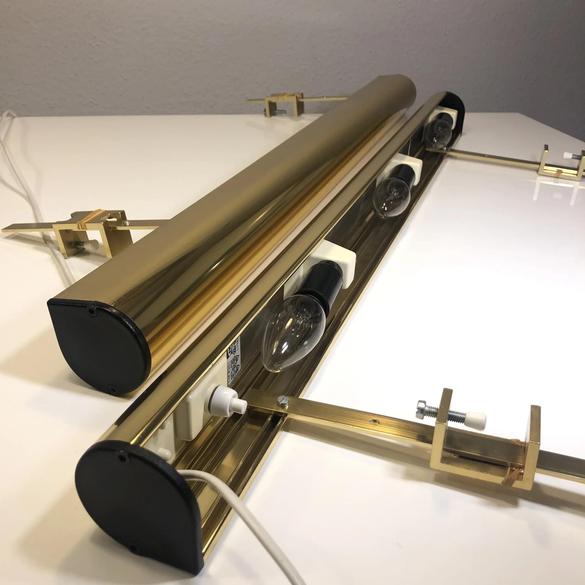 Złocony modernistyczny kinkiet, Ikea, Szwecja, lata 90. - 30765