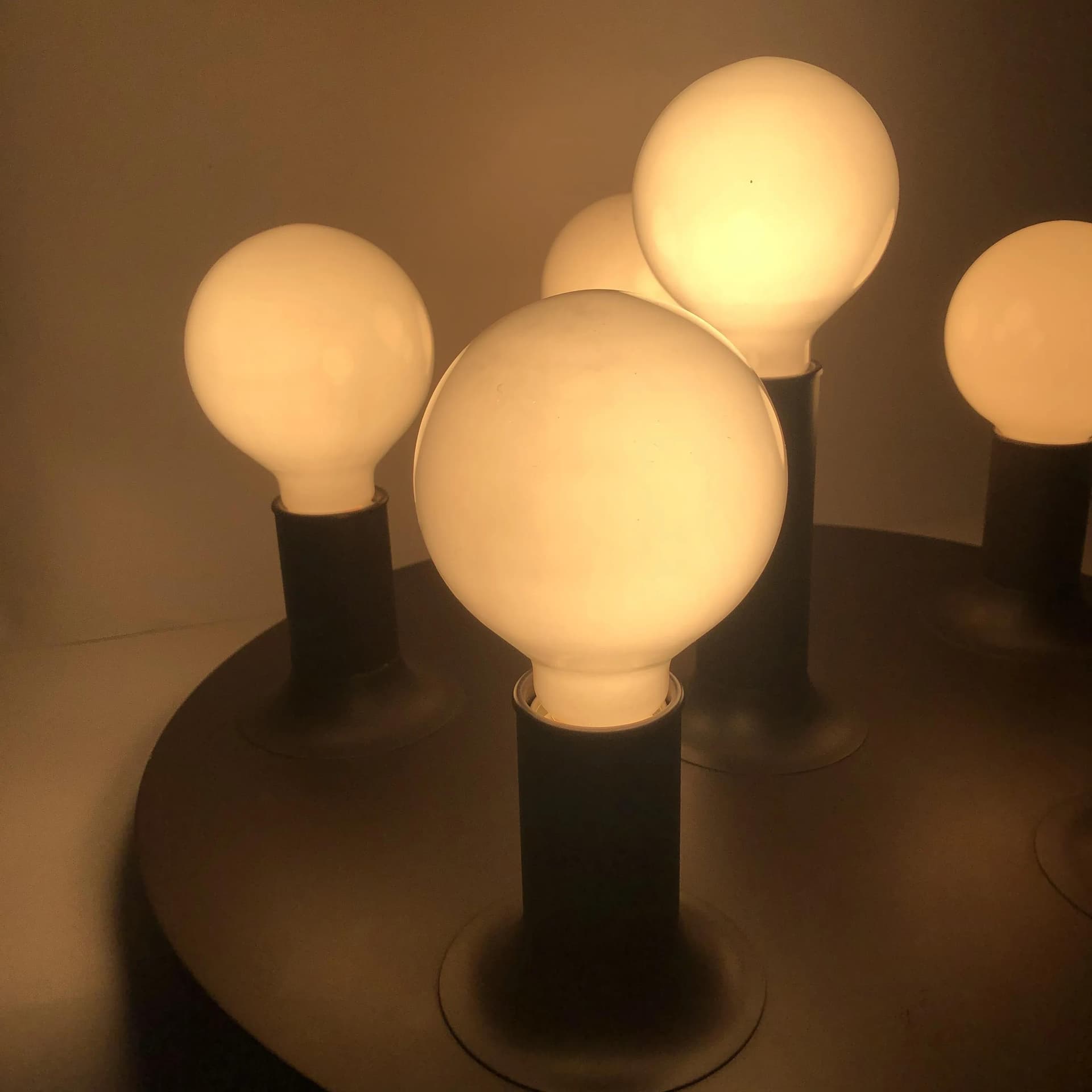 Mosiężna lampa sufitowa, Cosack Leuchten, Niemcy, lata 70. - 30949