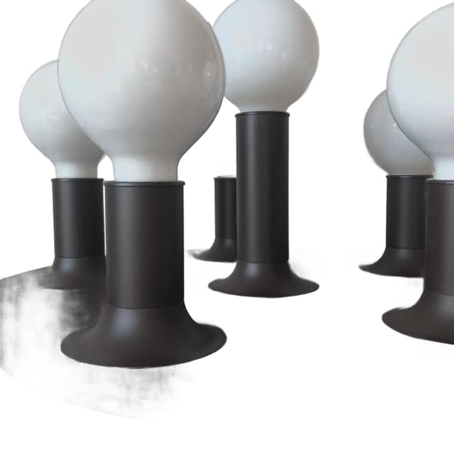 Mosiężna lampa sufitowa, Cosack Leuchten, Niemcy, lata 70. - WYMIARY