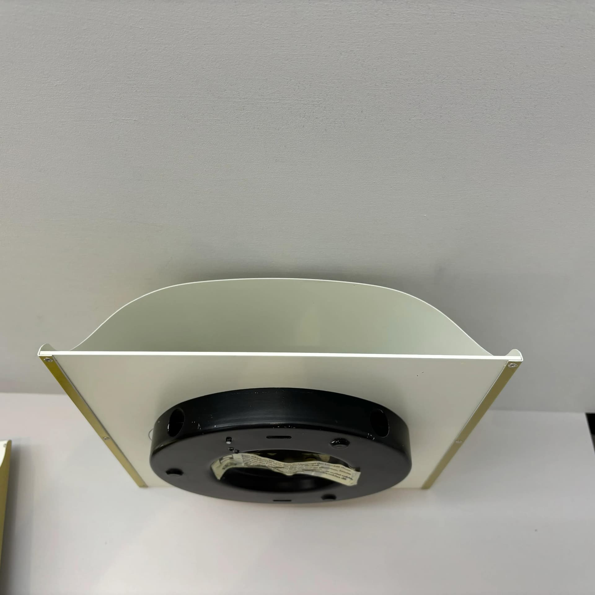 Pair of wall sconces, golden aluminum, by R. Krüger, D. Witte, Staff Leuchten, Germany, 1970s. - 30942