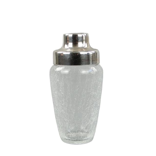 Cocktail shaker, white frosted glass, Poland, 1970s. - DIMENSION