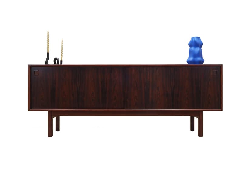Sideboard, palisander brązowy, Omann Jun, Dania, lata 70.