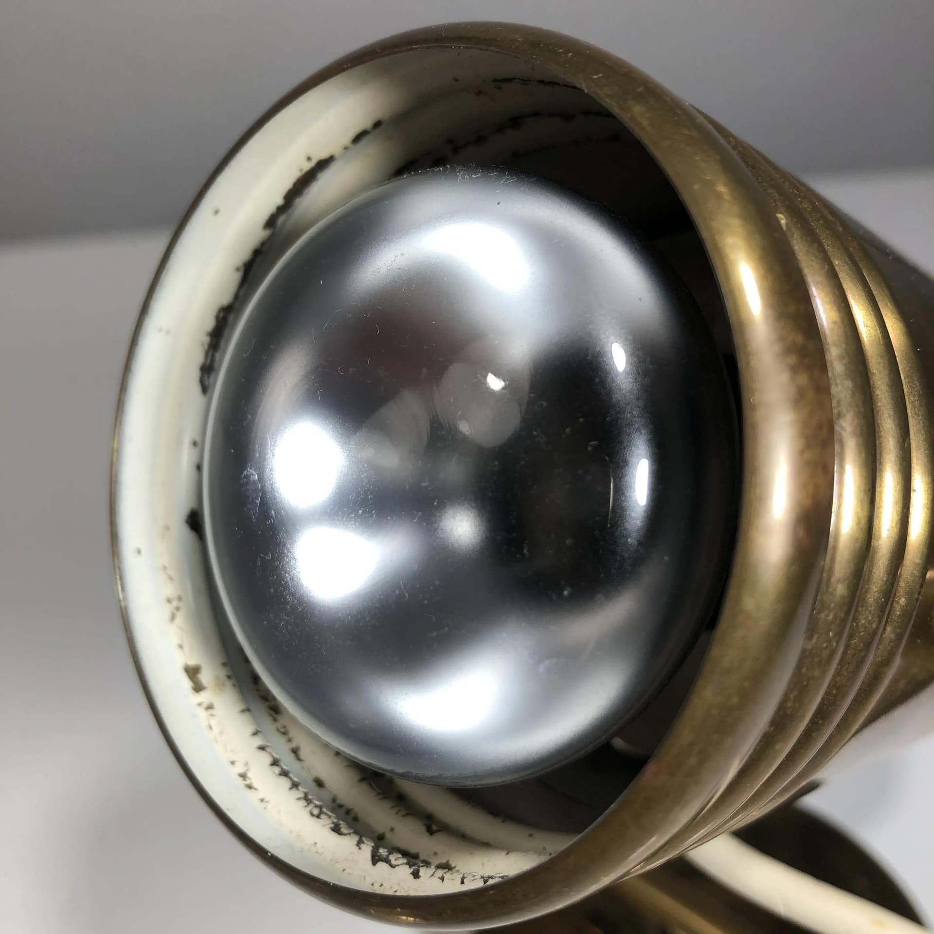 Wall sconce, golden brass, Germany, 1970s - 31187