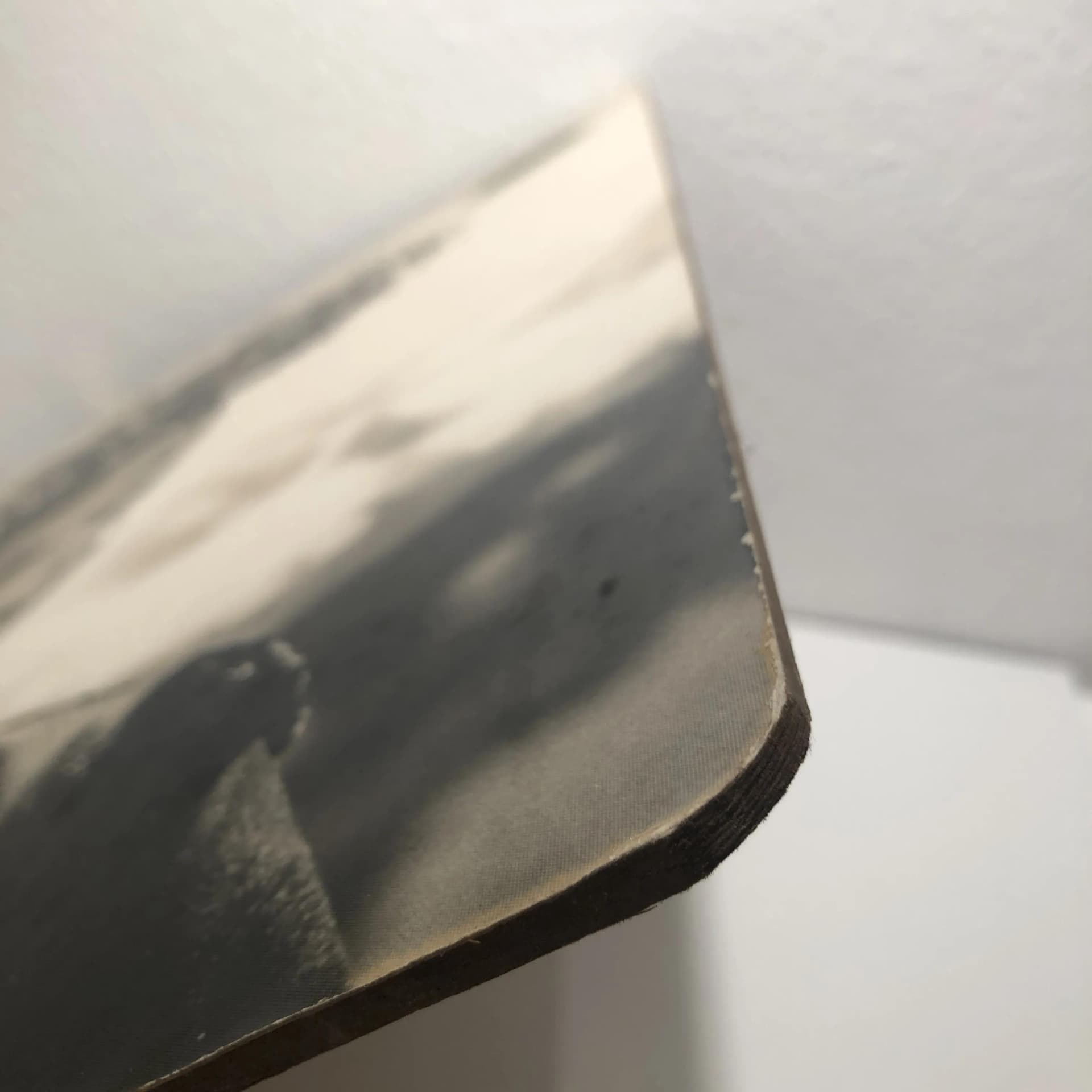 Reklama fotograficzna Leonar Photo Papiere, szary, papier fotograficzny, proj. T. Schneiders, Niemcy, lata 60. - 31176