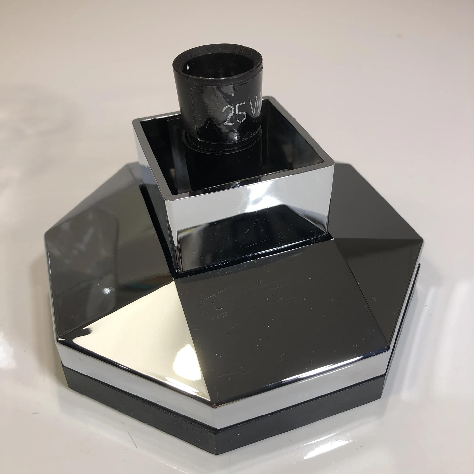 Para kinkietów Space Age, chrom srebrny, szkło, proj. M. Ishi, dla Staff Leuchten, Niemcy, lata 70. - 31152