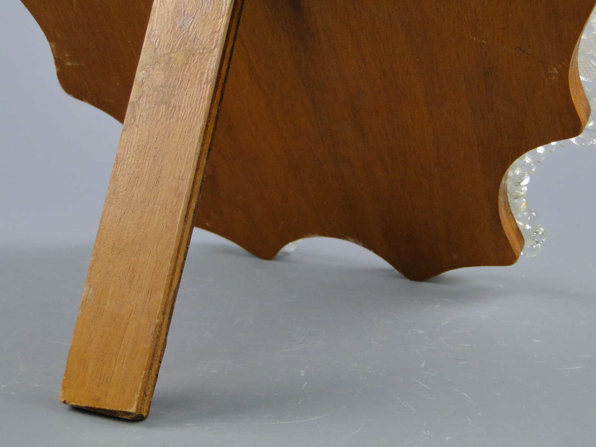 Lustro Murano, szkło transparent, Włochy, lata 50. - 3709