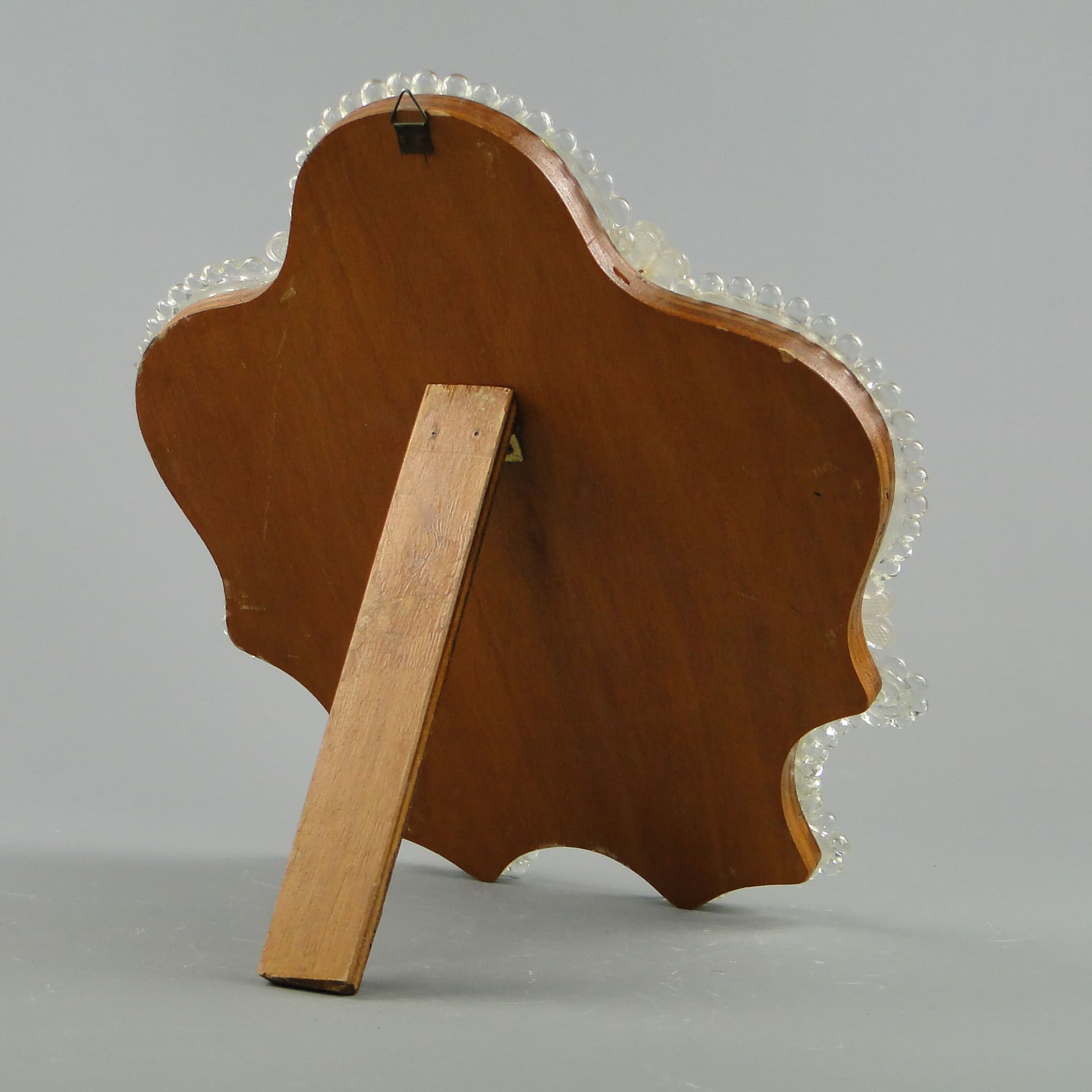 Lustro Murano, szkło transparent, Włochy, lata 50. - 3707