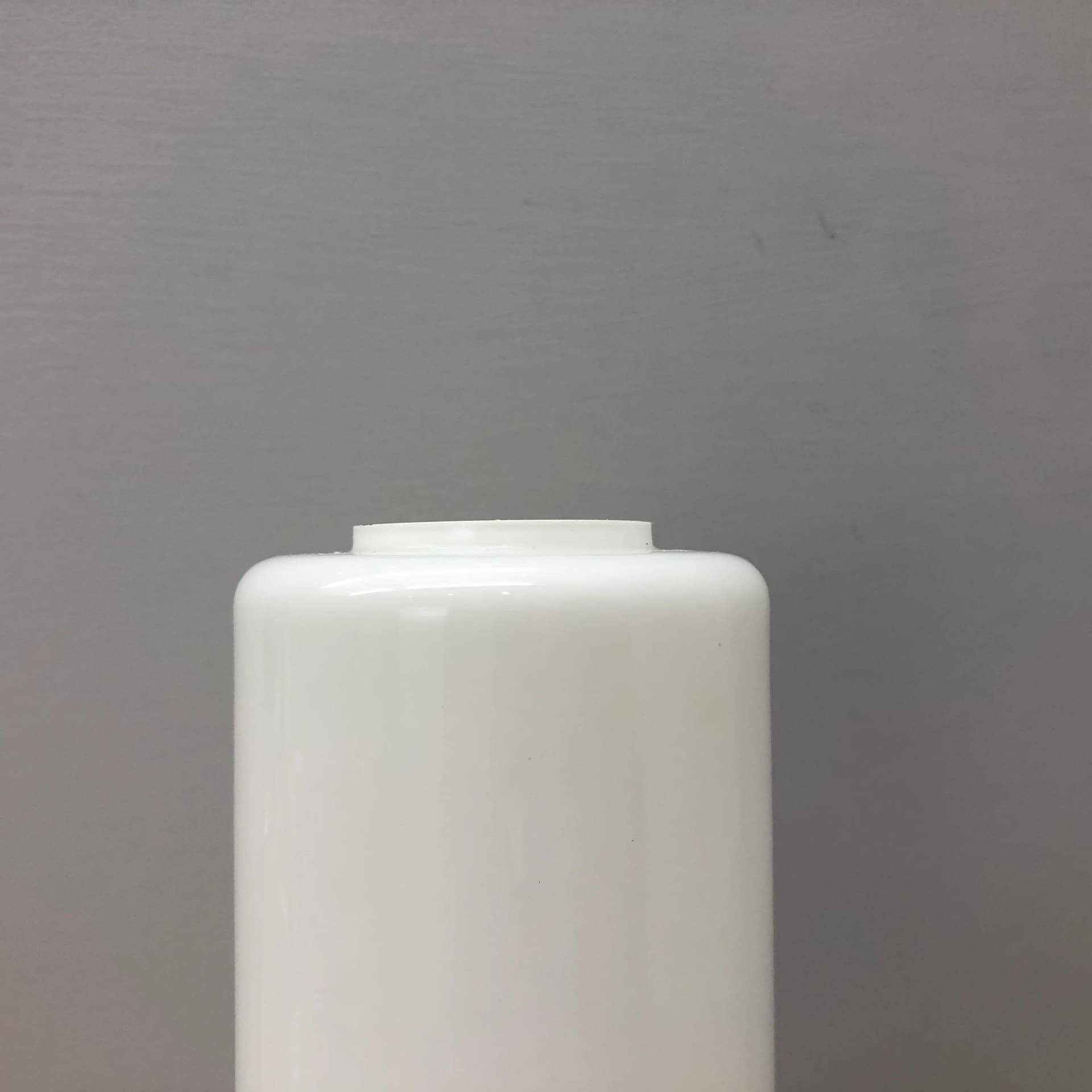 Para kinkietów Pop Art, plastik żółty, szkło opalowe, Dietsche, Niemcy, lata 80. - 31340