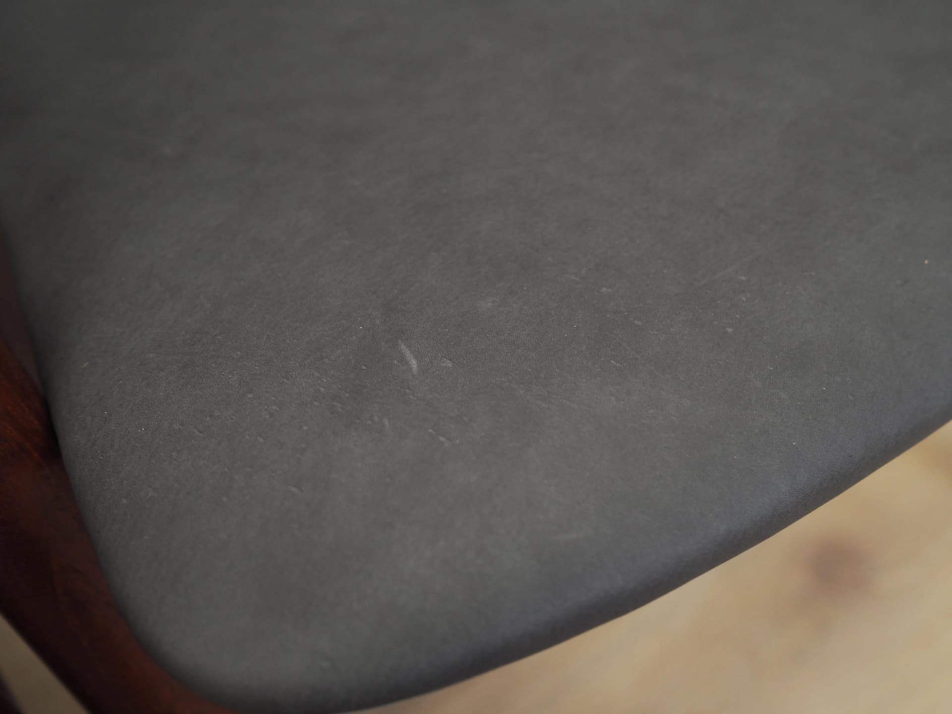 Set of four chairs, teak grey, by E. Larsen & A. B. Madsen, Denmark, 1960s. - 31470