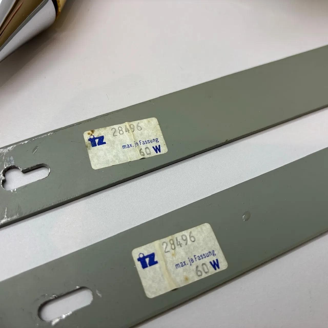 Para kinkietów Art Deco, metal srebrny, TZ Schmitz Leuchten, Niemcy, lata 70. - 31500