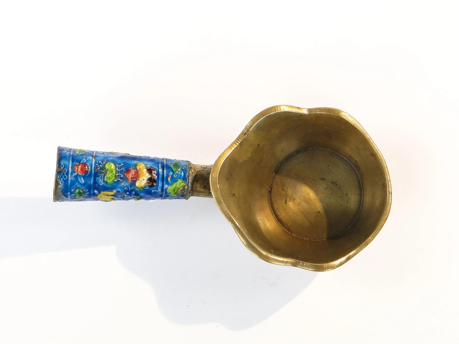 Decorative Crucible, Multicolor Enamel, Gilt Bronze, China, 19th c. - 31750