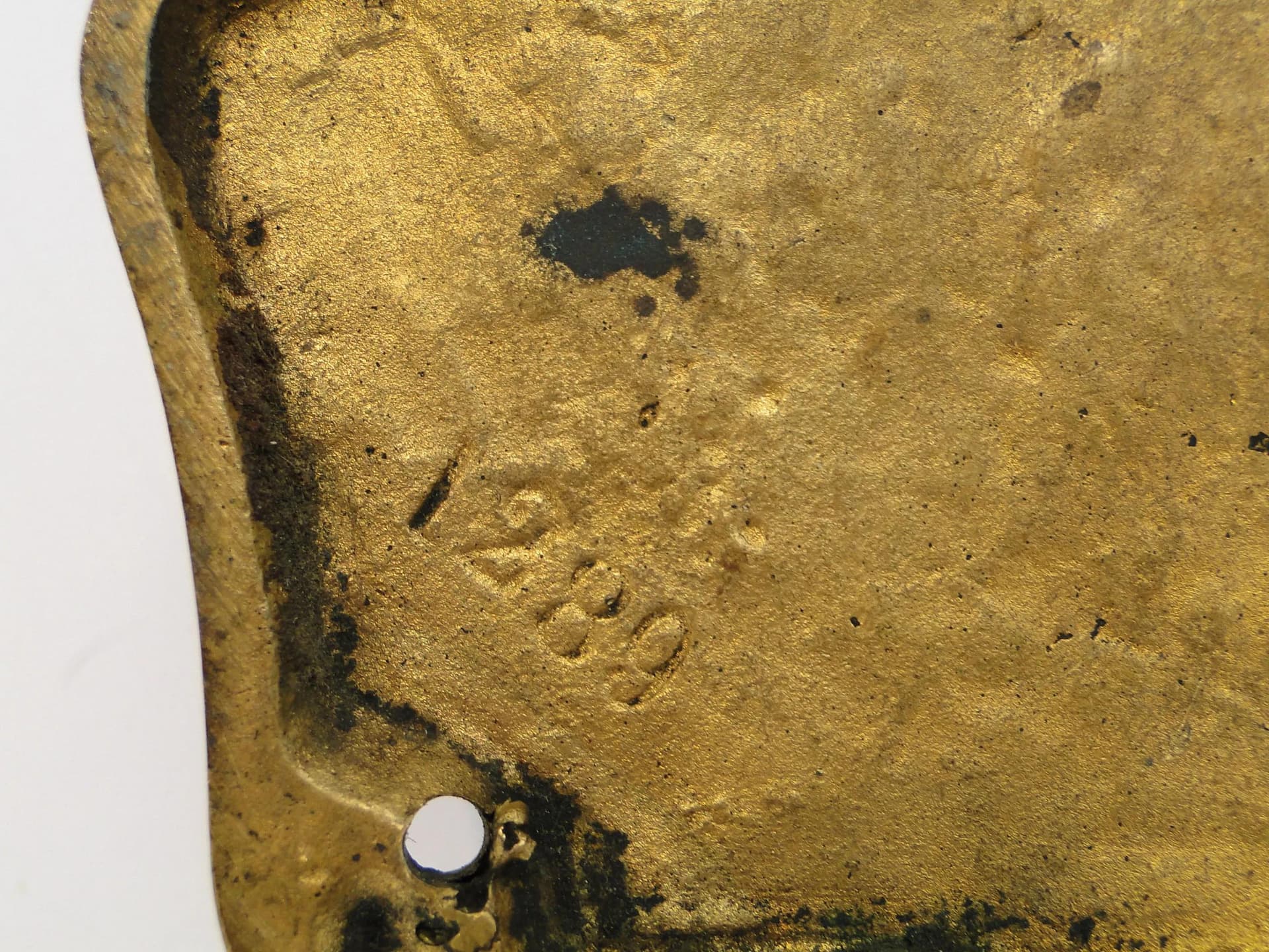 Kołatka secesyjna, brąz ciemny, Austria, początek XX w. - 31729