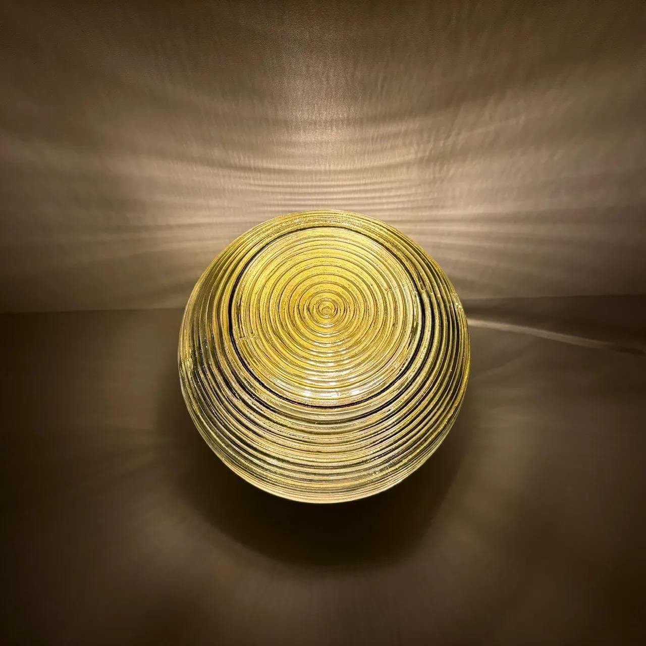 Yellow Glass and Porcelain Industrial Wall Sconce, Germany, 1970s - 31903