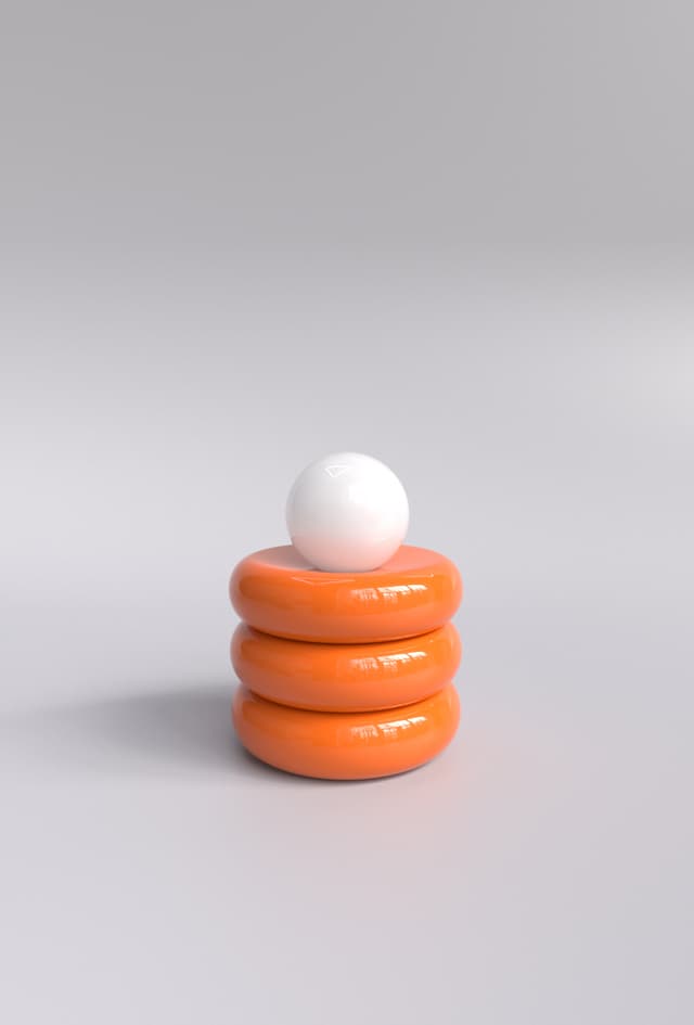 Lampa stołowa Neso pomarańczowy, Nodi Studio - WYMIARY