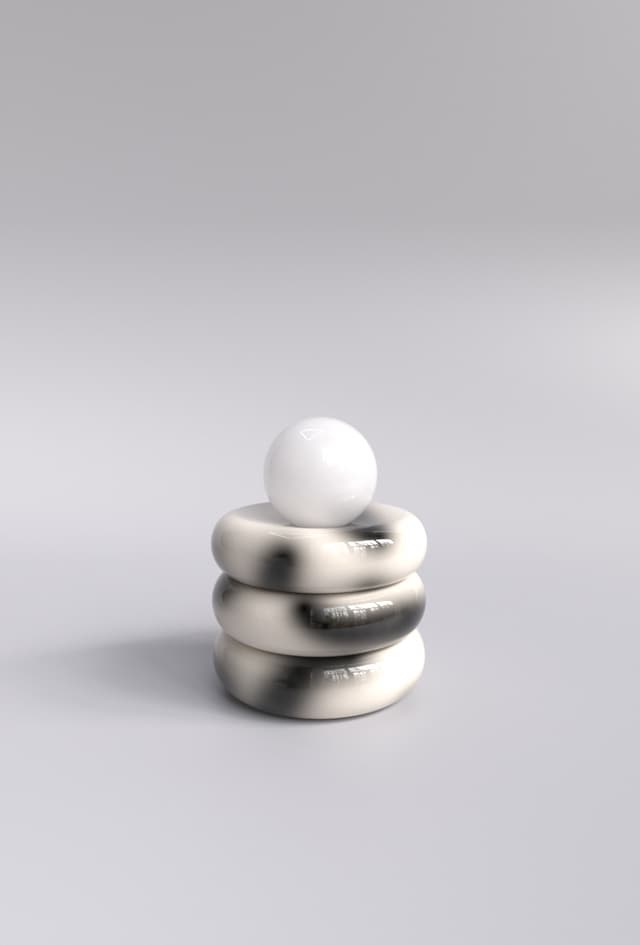 Lampa stołowa Neso biały i czarny, Nodi Studio - WYMIARY