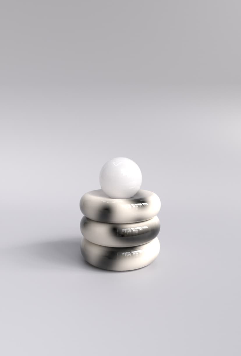 Lampa stołowa Neso biały i czarny, Nodi Studio