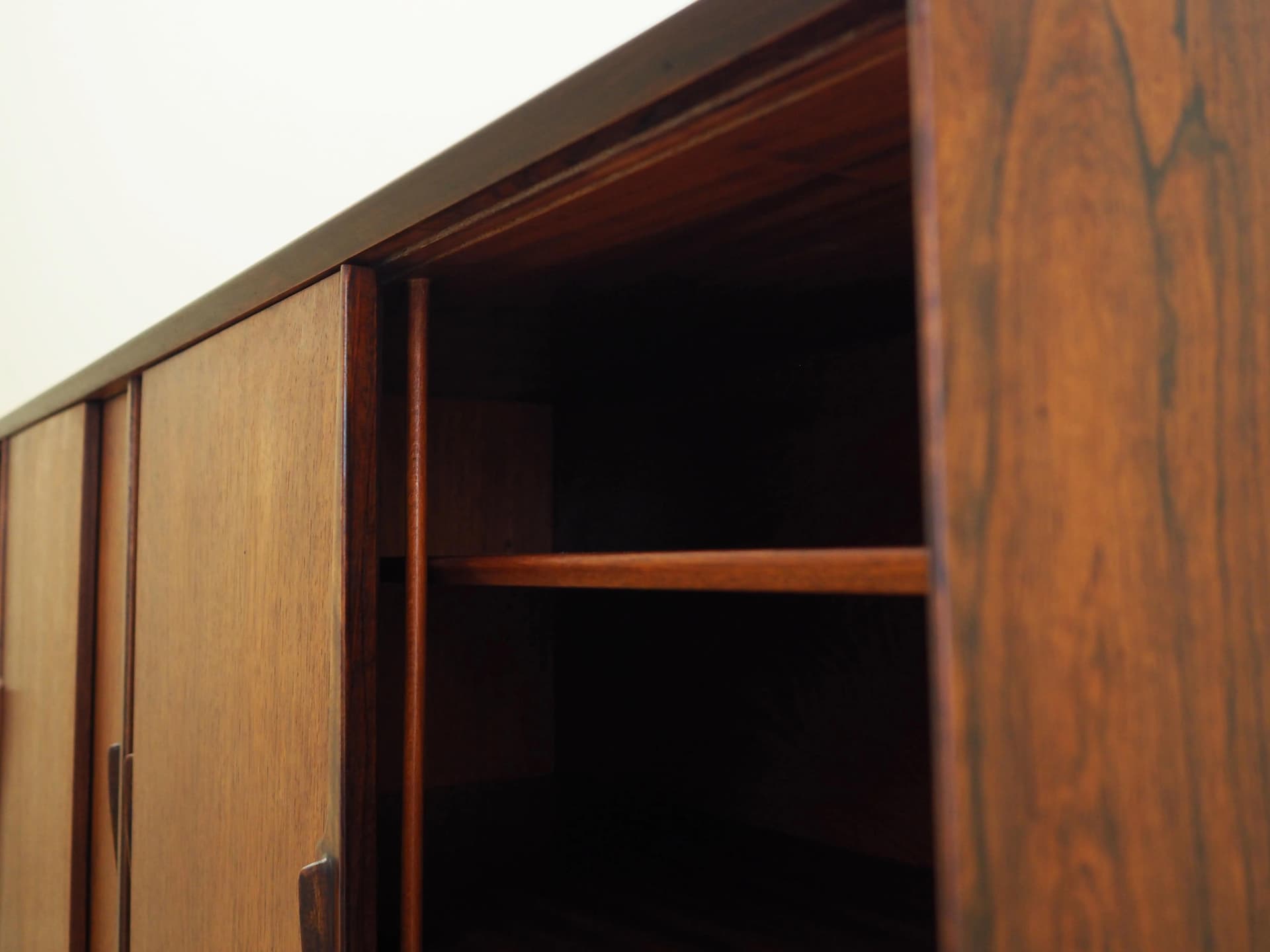 Highboard model 19, palisander brązowy ciemny, Omann Jun, Dania, lata 70. - 32258