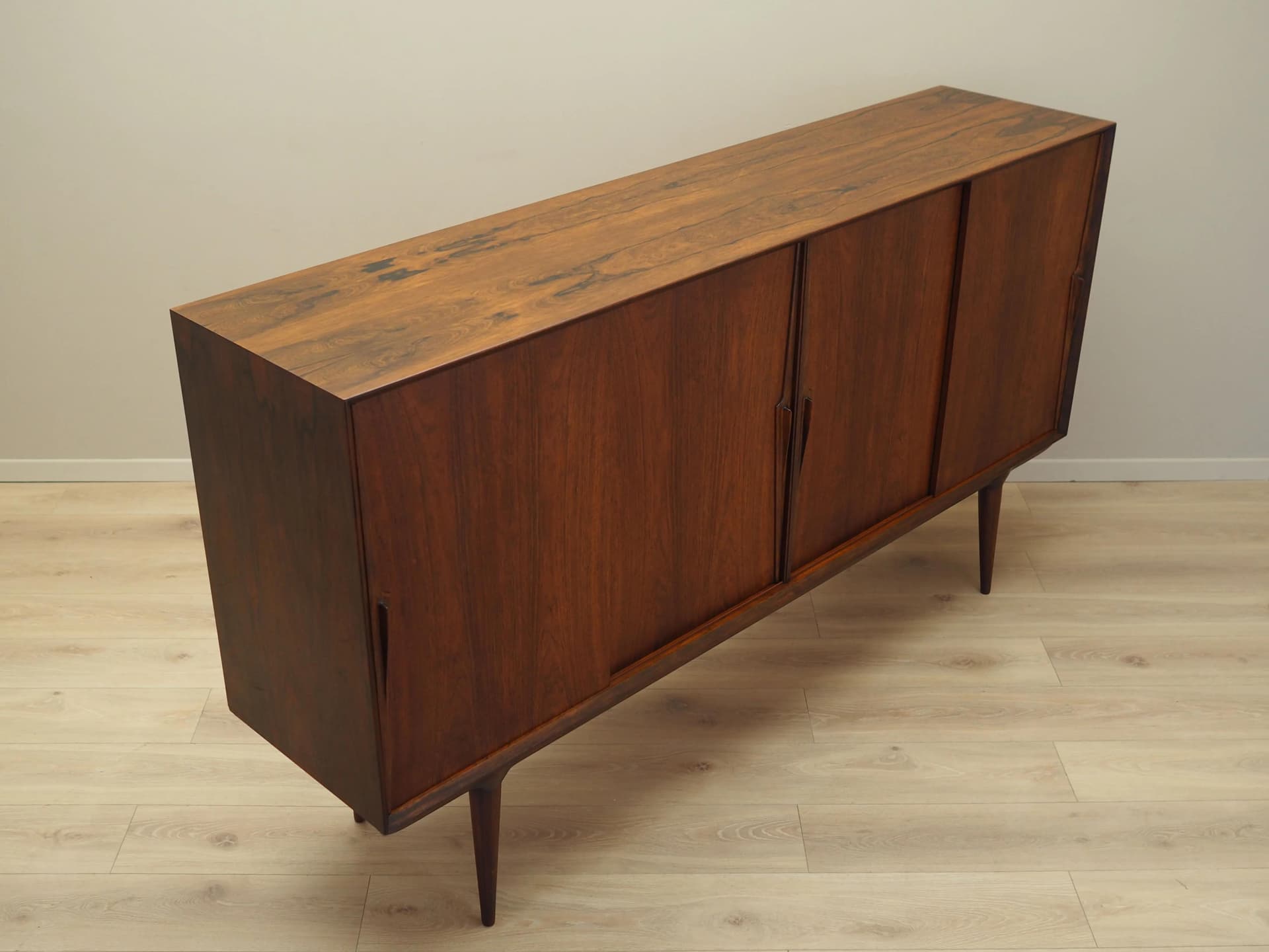 Highboard model 19, palisander brązowy ciemny, Omann Jun, Dania, lata 70. - 32255