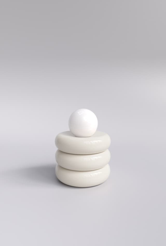 Lampa stołowa Neso biały, Nodi Studio - WYMIARY