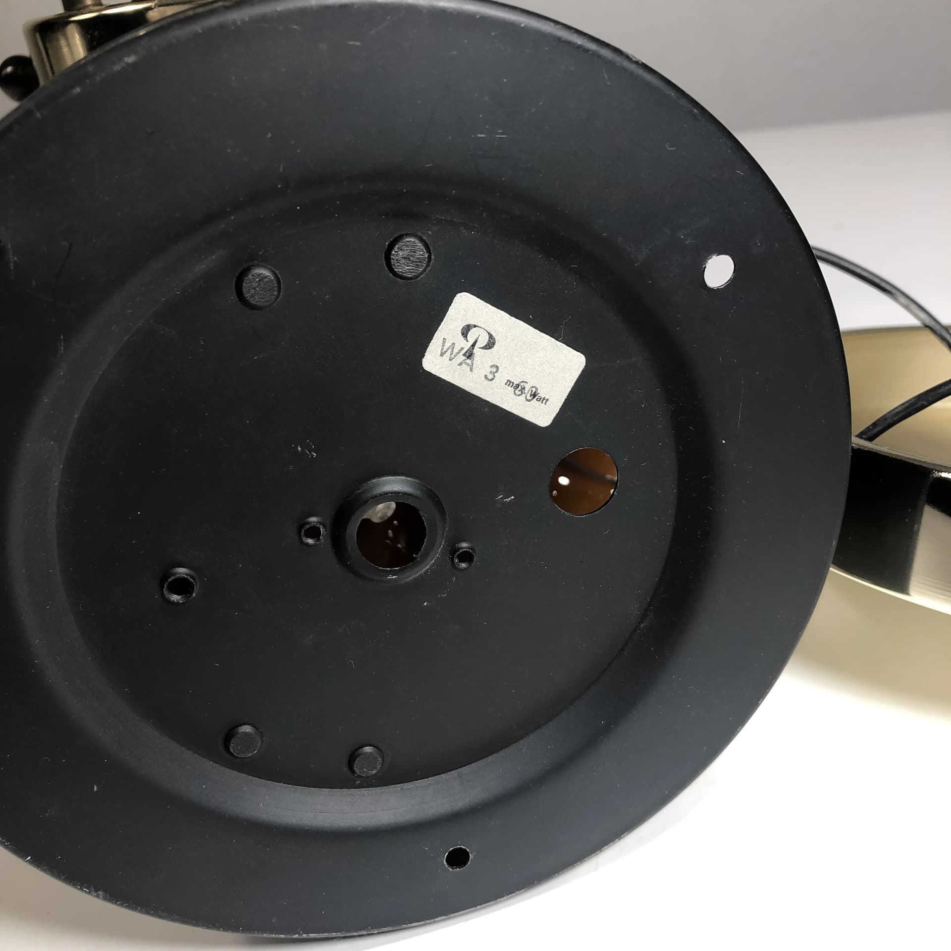 Wall sconce, golden brass, glass, Peill&Putzler, Germany, 1970s. - 32021