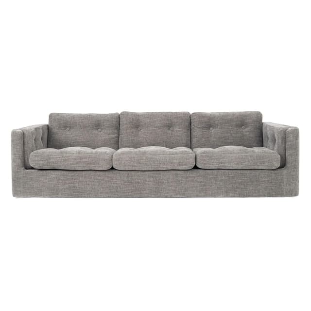 Sofa Bergen, szara, tkanina, Polska, XXI w. - WYMIARY