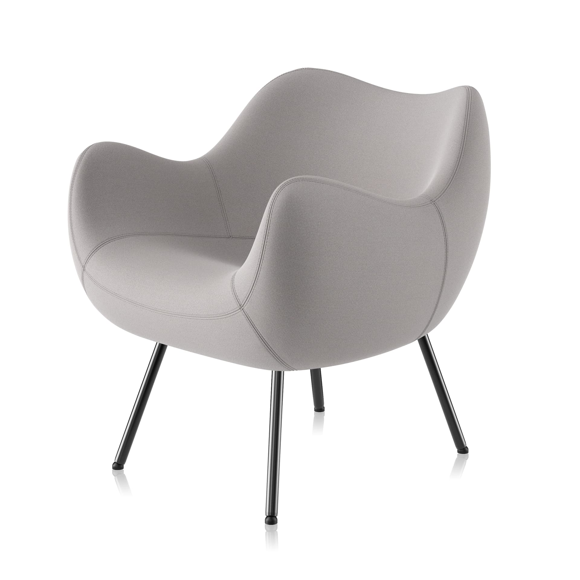 Fotel RM58 Soft Fame szary, proj. R. Modzelewski, VZÓR