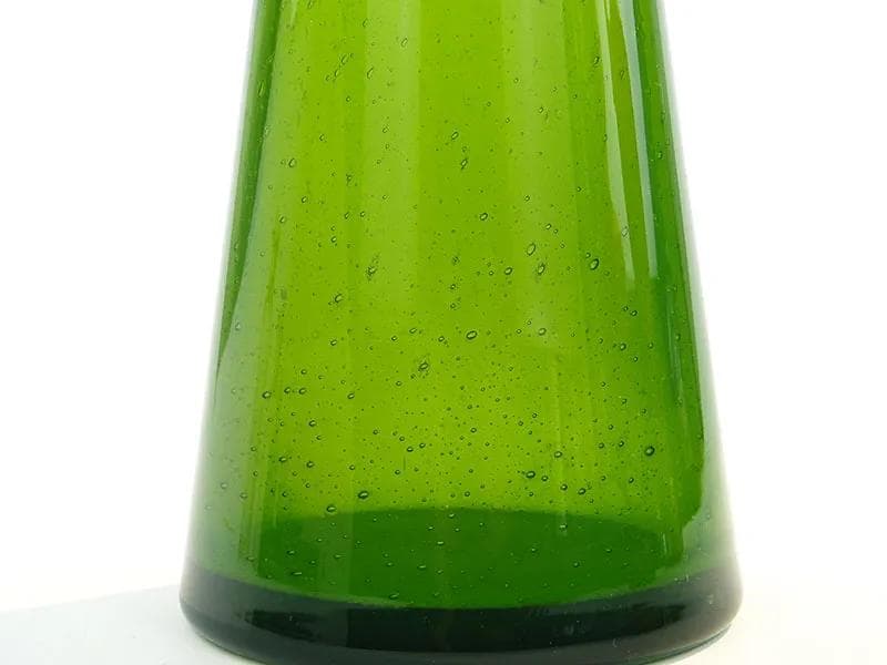 Wazon Kardynał, zielony, szkło, proj. Z. Horbowy, Polska, lata 70. - 32305