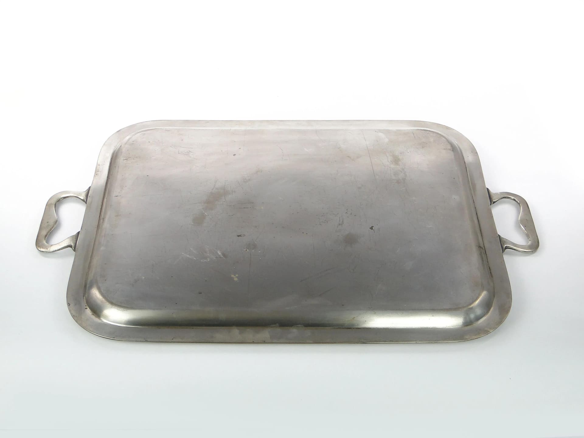 Taca serwisowa, srebrny, mosiądz platerowany srebrem, Wiedeń, Austria, przełom XIX i XX w. - 32288