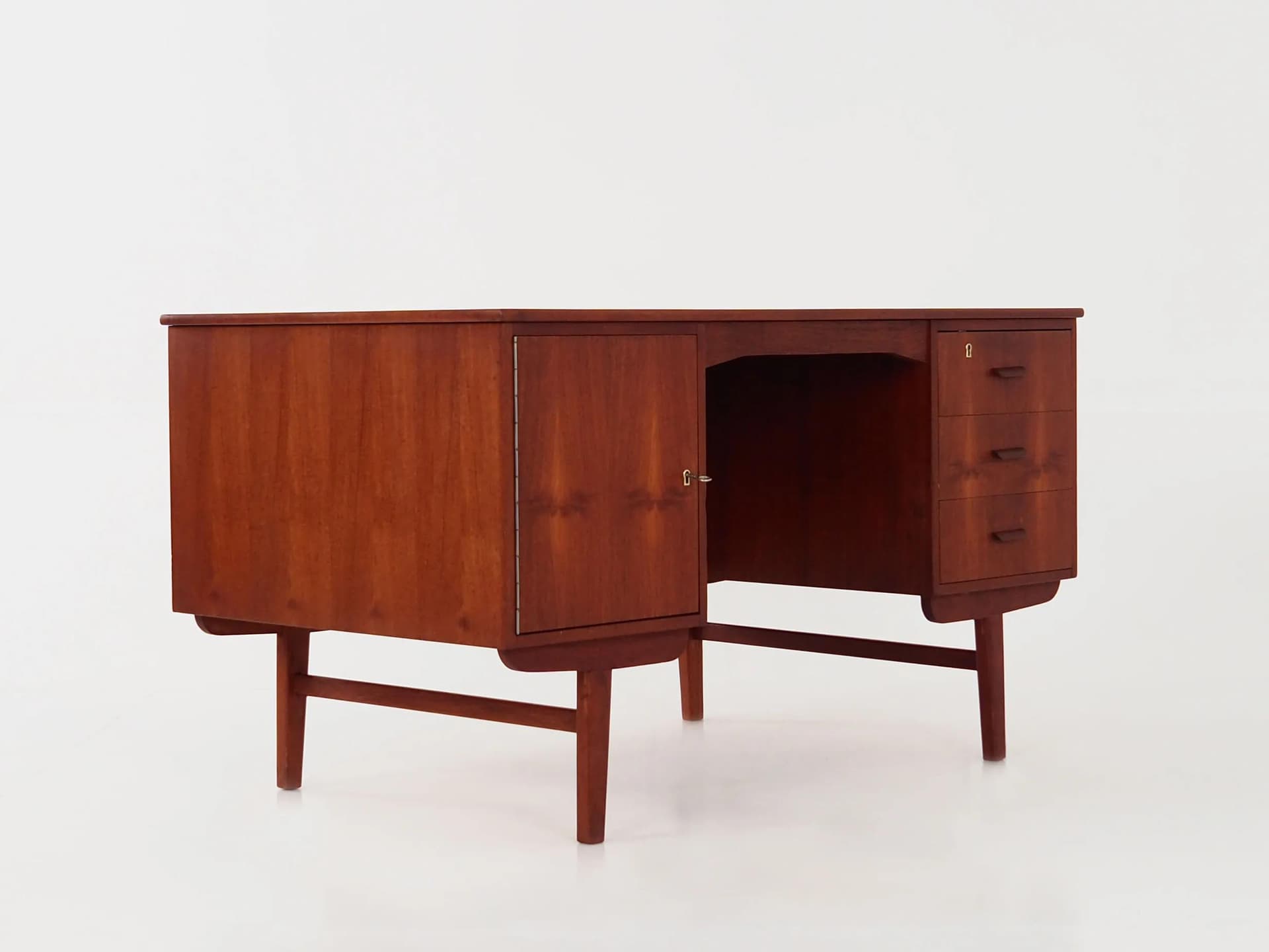 Biurko, teak, Dania, lata 70. - 32344