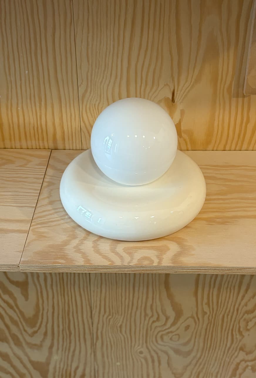 Kinkiet porcelanowy Neso biały, Nodi Studio - 3801