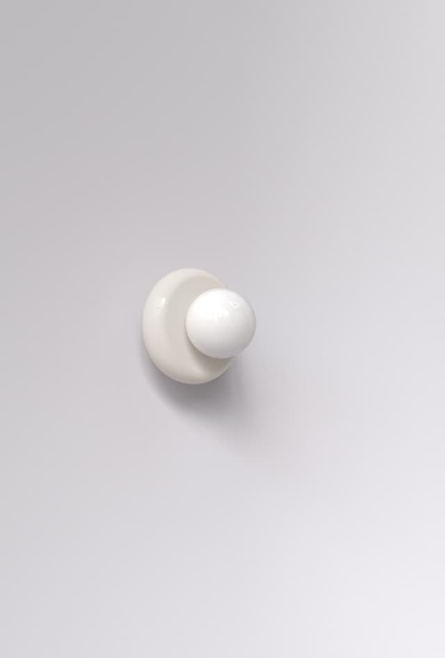 Kinkiet porcelanowy Neso biały, Nodi Studio - WYMIARY