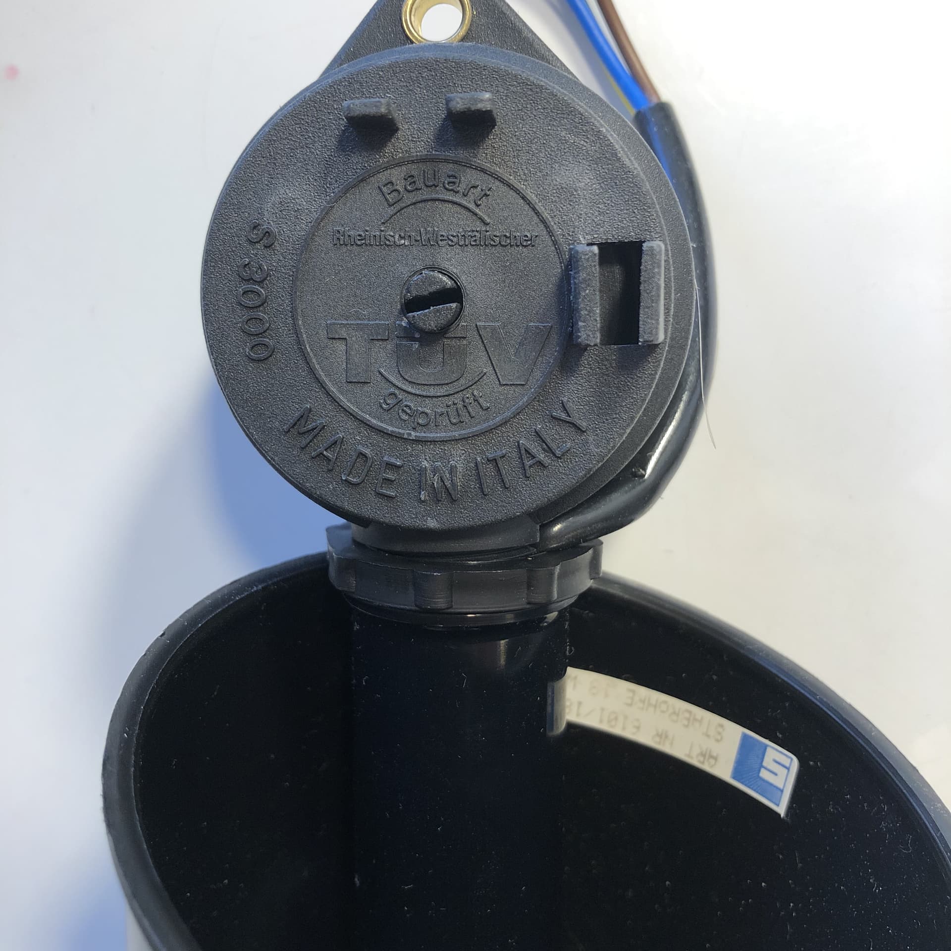 Szara, aluminiowa lampa sufitowa modernistyczna, Niemcy, lata 80. - 32657