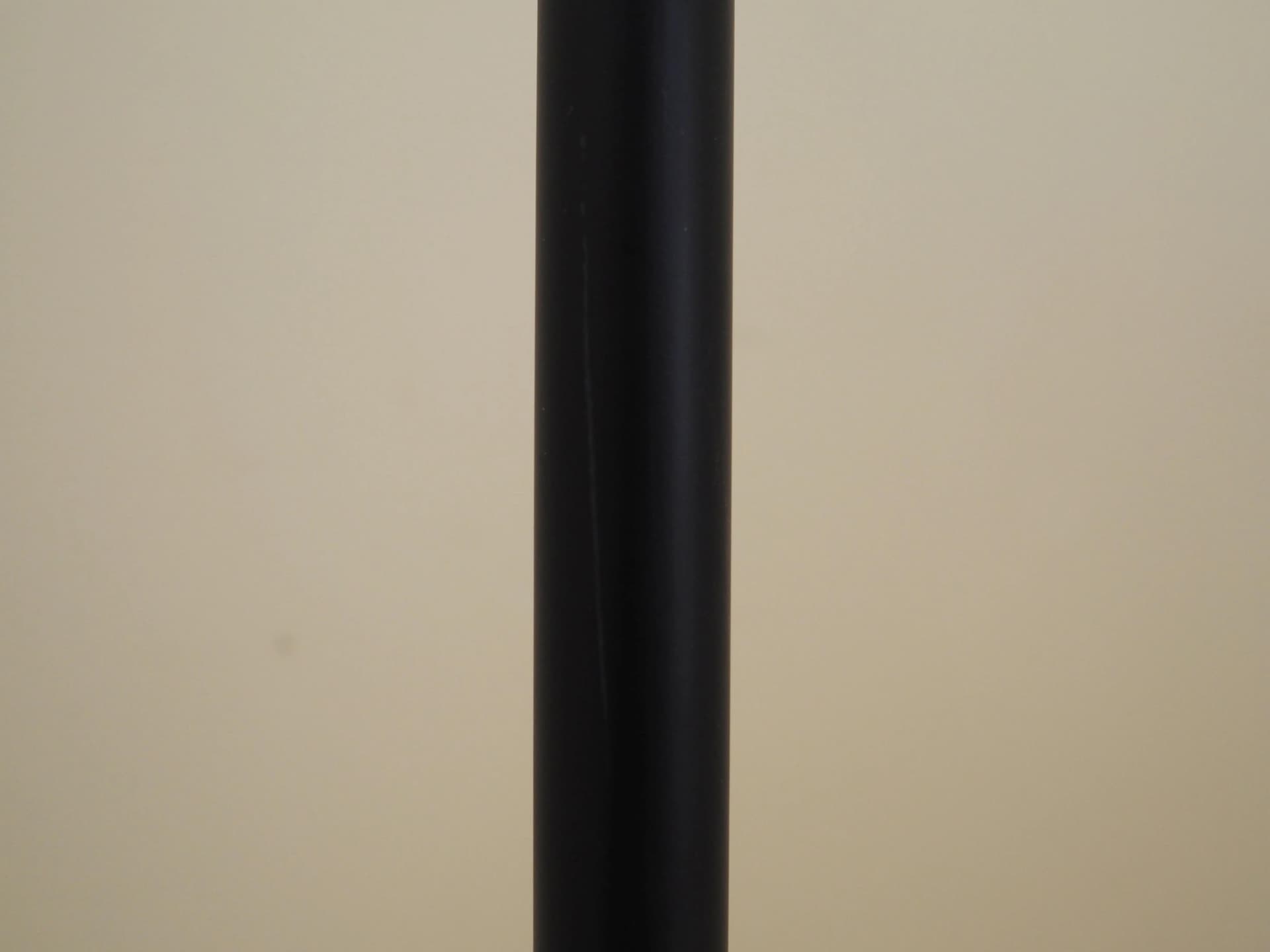 Floor lamp, black, metal, glass, Italy, 1970s - 32727
