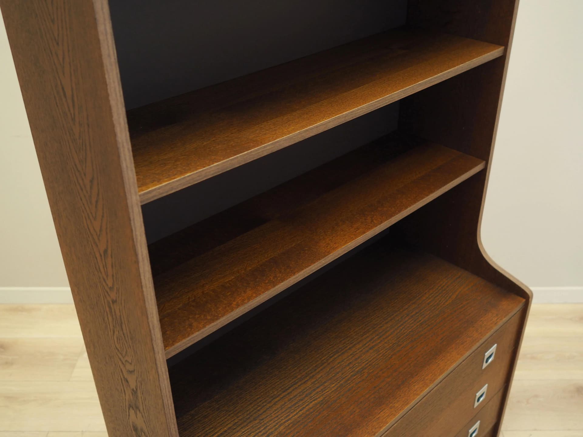 Bookcase, brown oak, Denmark, 1970s - 32888