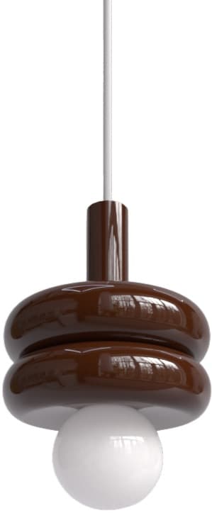 Lampa porcelanowa Venus brązowy, Nodi Studio