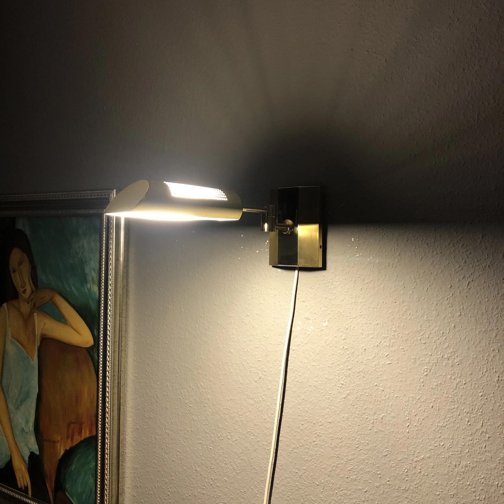 Para kinkietów, złoty, mosiądz, Niemcy, lata 90. - 32752