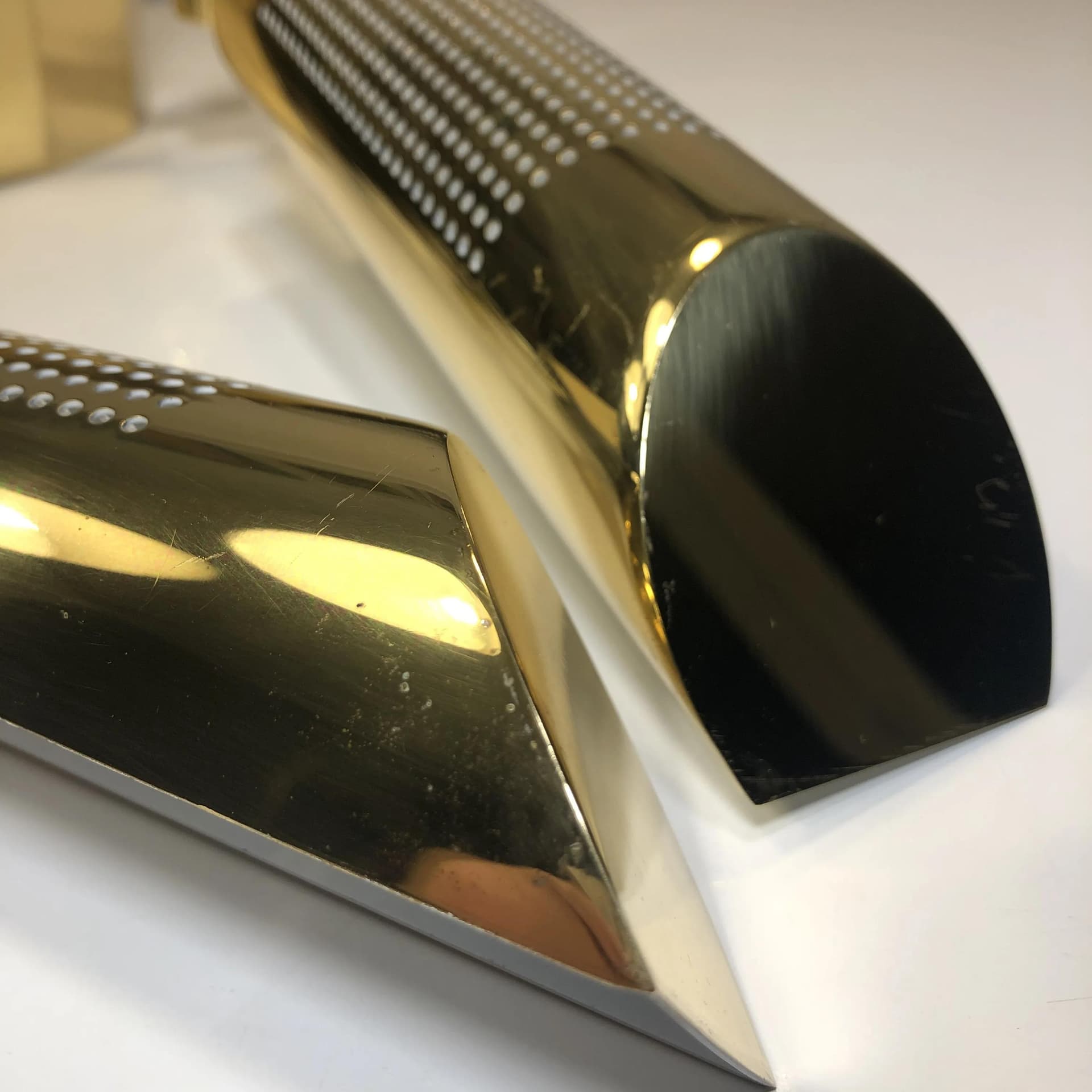 Para kinkietów, złoty, mosiądz, Niemcy, lata 90. - 32751