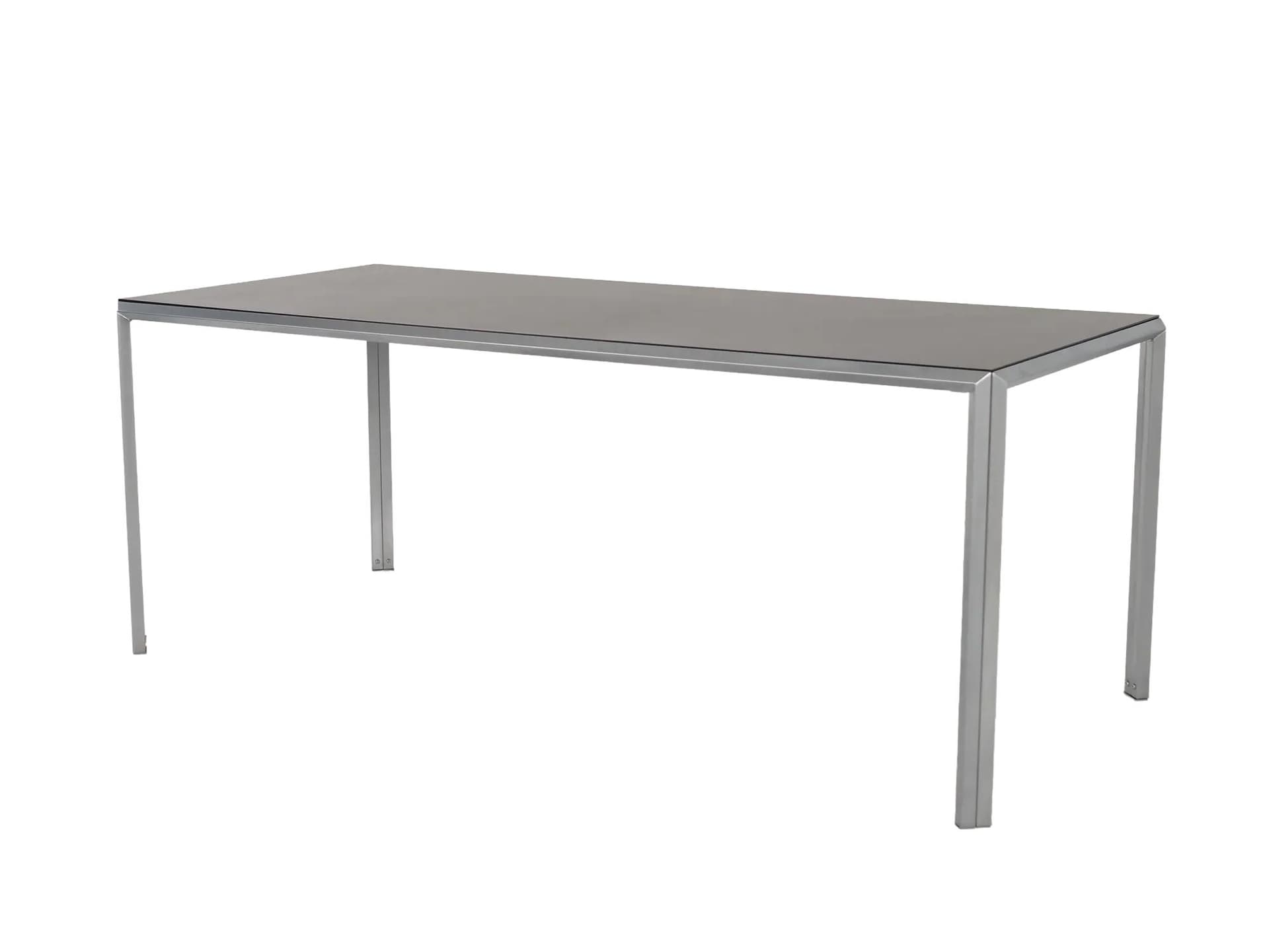 Biurko, aluminium szczotkowane szare, Montana Furniture, Dania, lata 80.