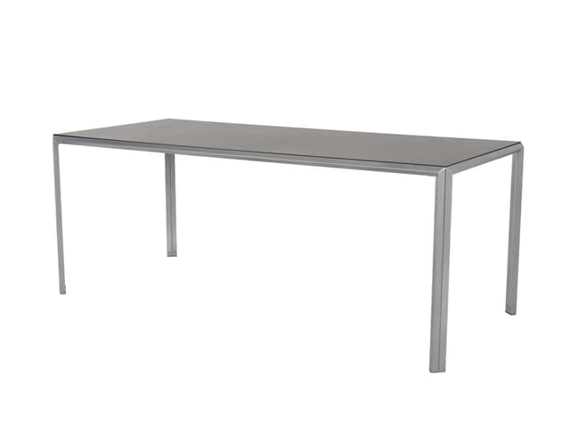 Biurko, aluminium szczotkowane szare, Montana Furniture, Dania, lata 80. - WYMIARY