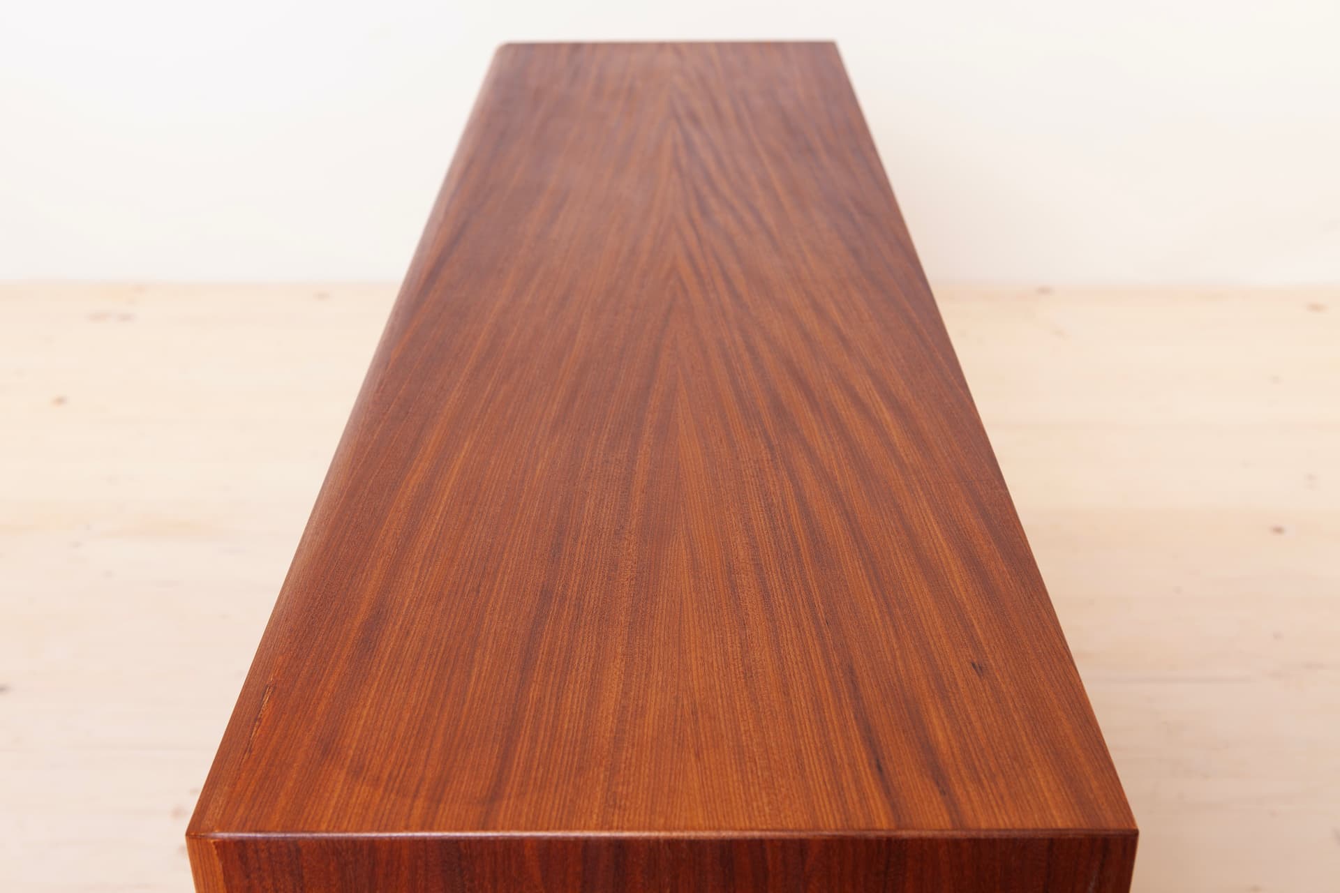 Sideboard, teak brązowy, proj. S. Andersen, Norwegia, lata 60. - 3814