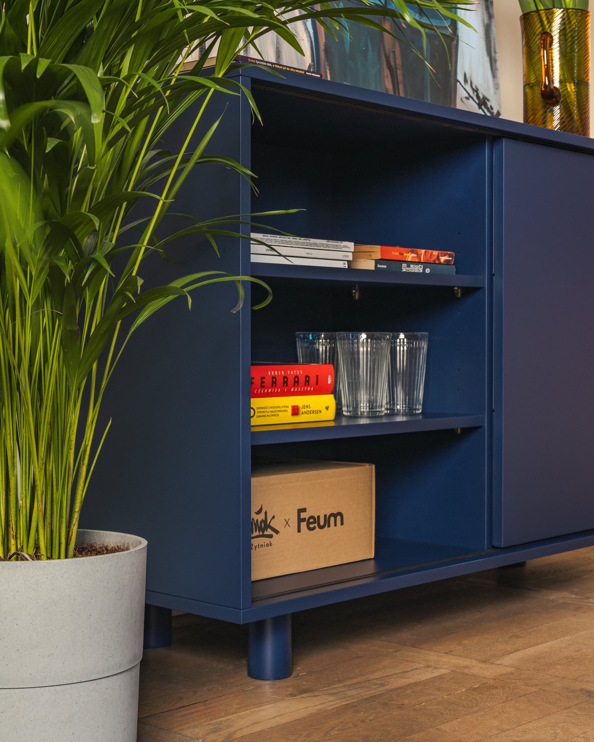Komoda Pac granatowy, Feum - 33039