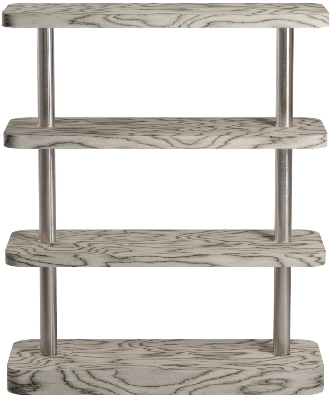 Light Grey Postmodern Shelving Unit, by E. Sottsass, 1980s